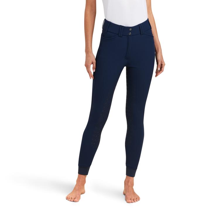 Ariat Winterreithose Tri Factor Frost Vollgrip Damen - navy