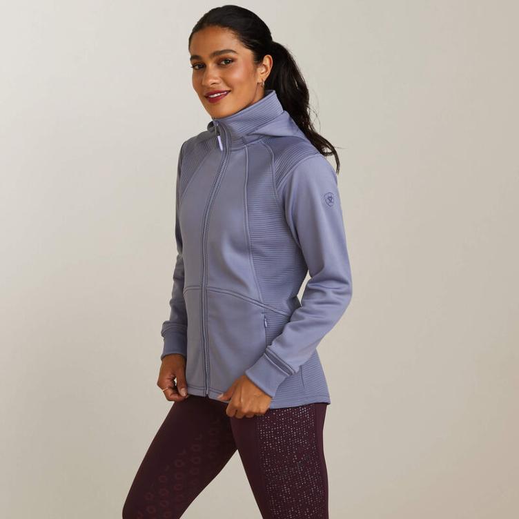 Ariat Sweatshirt Zip Wilde-dusky granite