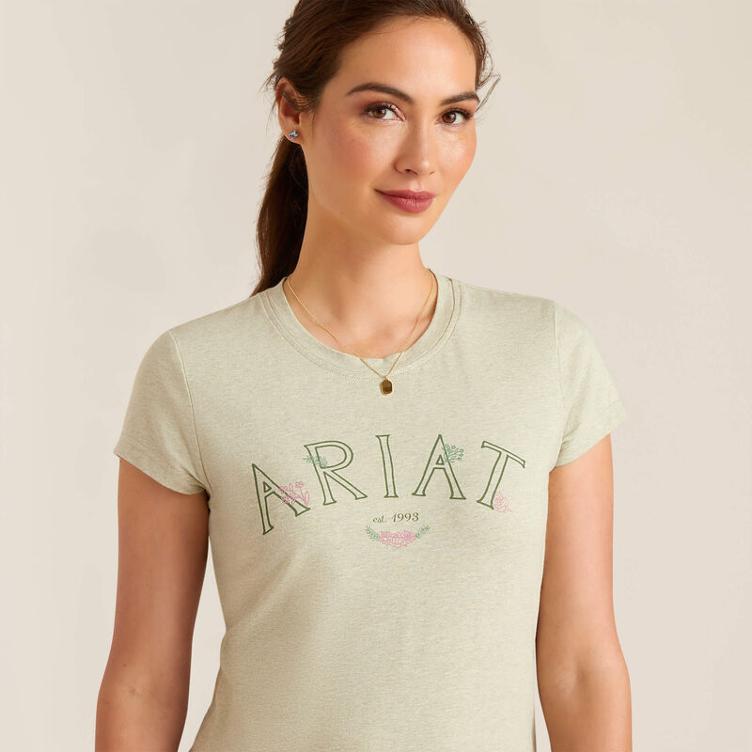 Ariat T-Shirt Posey-heather laurel green