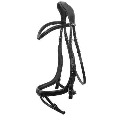 Schockemöhle Zaum Equitus Alpha-black/silver
