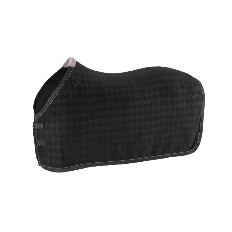 Eskadron Abschwitzdecke Fleece Stamp Essence-black