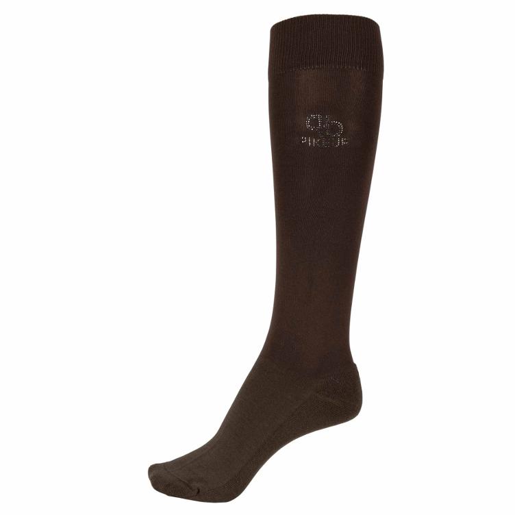 Pikeur Kniestrumpf-dark coffee