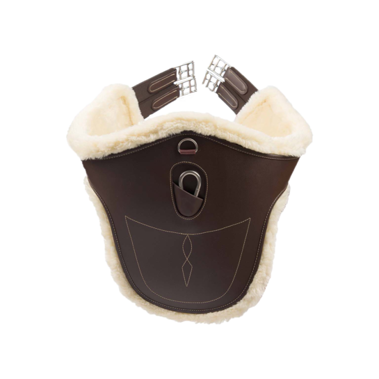 Kentucky `Lammfell`-Stollengurt-brown