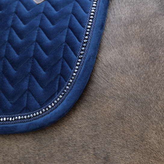 Kentucky Schabracke Velvet Pearls-navy - 0