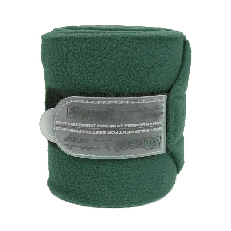 Equest Bandagen Alpha Fleece Regular 4er Set - bottle green