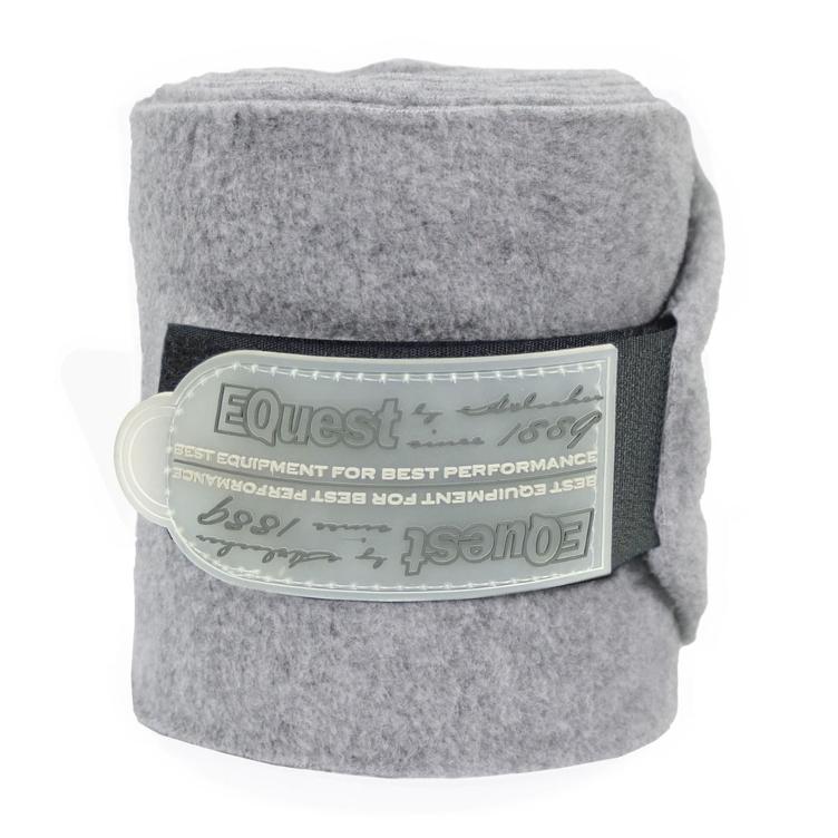 Equest Bandagen Alpha Fleece Regular 4er Set - grey melange