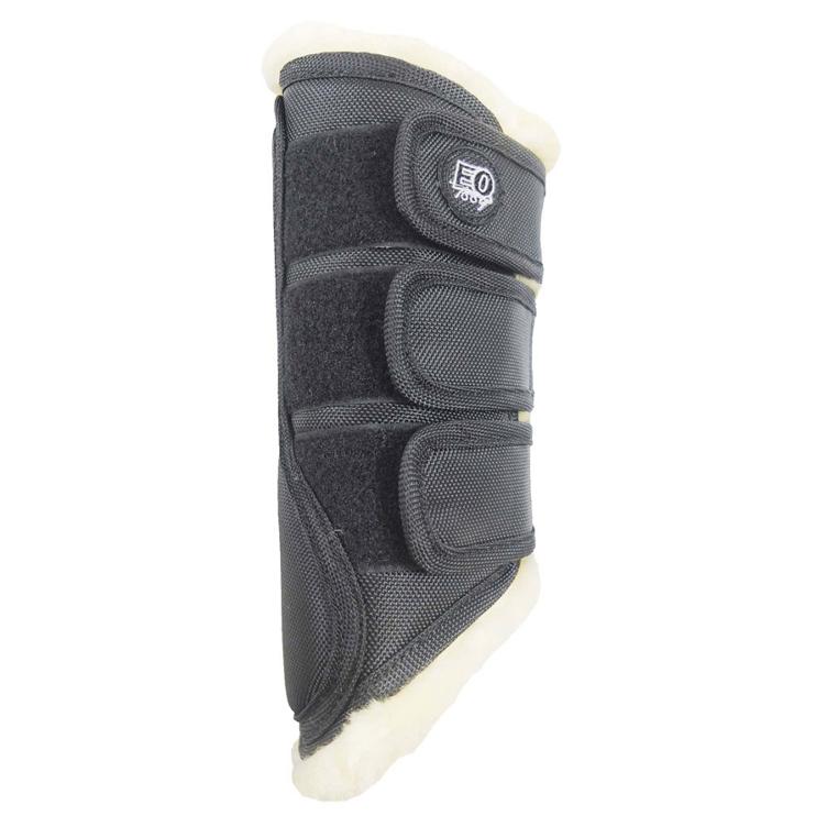 Equest Gamaschen fake sheep - black