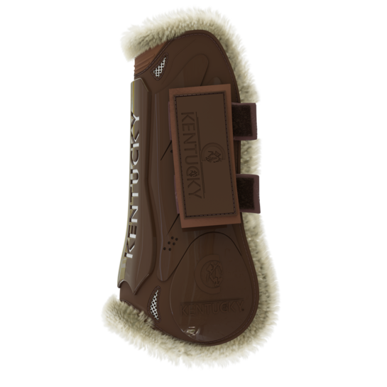 Kentucky Springgamaschen Bamboo vegan Fell Velcro-brown