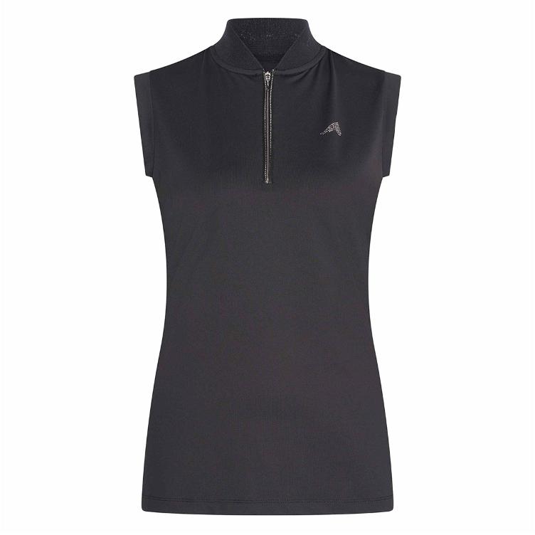 Eurostar Poloshirt Ramona äremllos-black