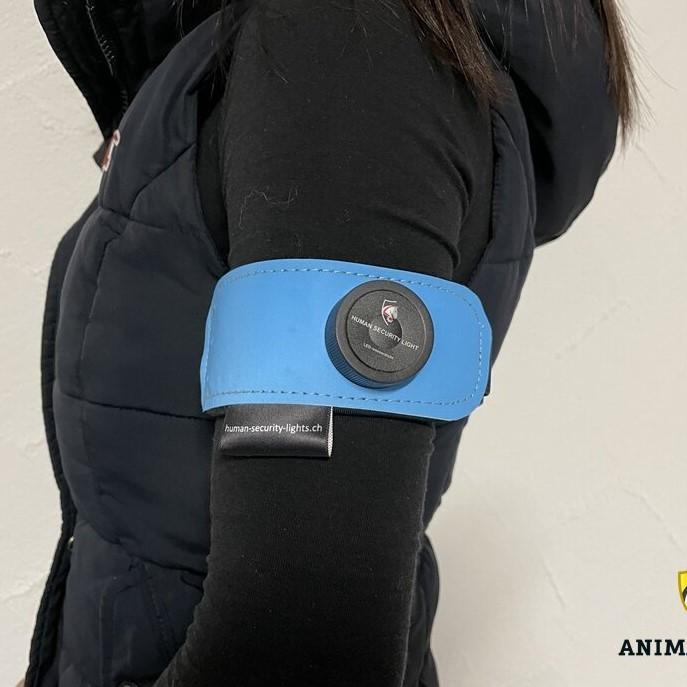 Animal Light Leucht-Armbinde Flex-blau