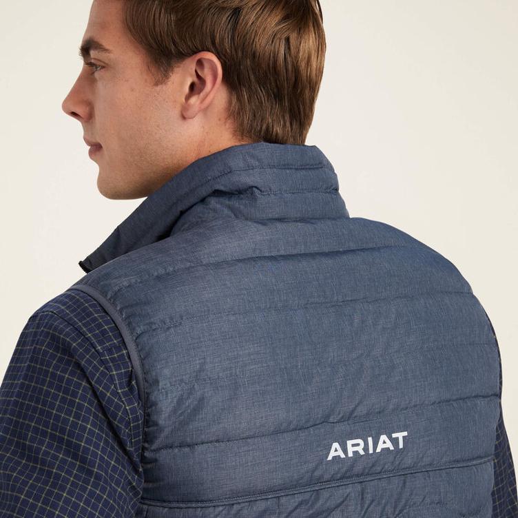 Ariat Down Vest Men-charcoal heather - 1