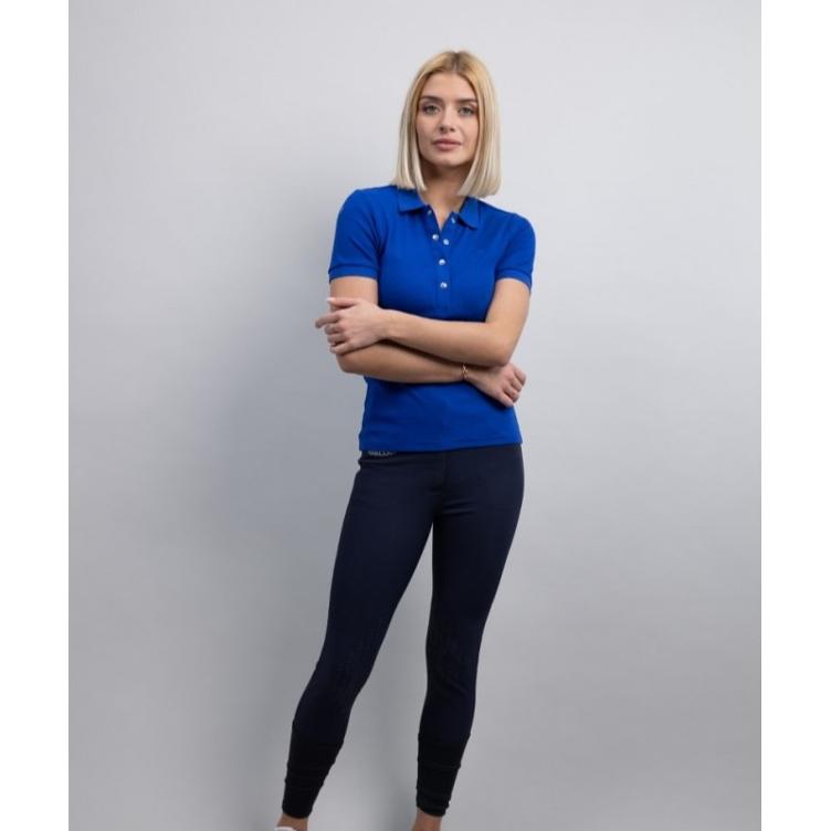Harcour Poloshirt Poly SS-bleu elec