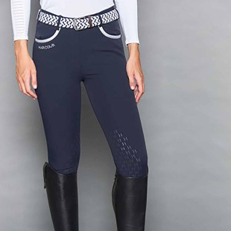 Harcour Reithose Jaltika Kniegrip-marine