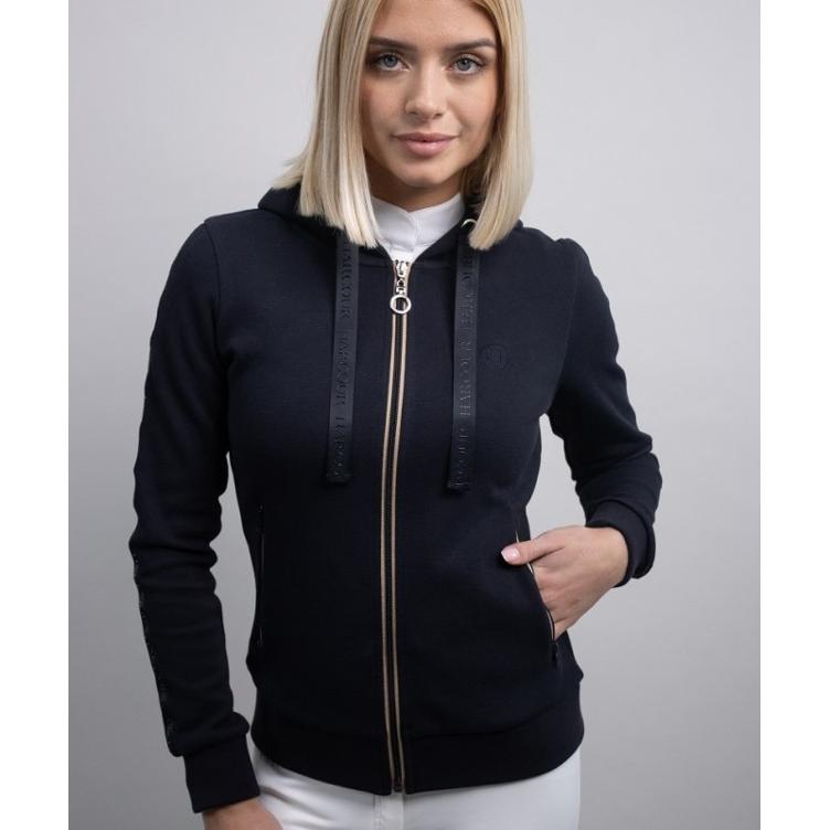 Harcour Zip-Hoodie Sultan-navy