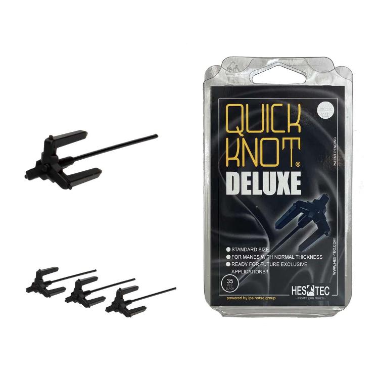 Hes Tec Quick Knot Deluxe 35Stk. - black