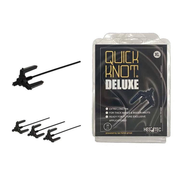 Hes Tec Quick Knot Deluxe 35Stk. - black XL