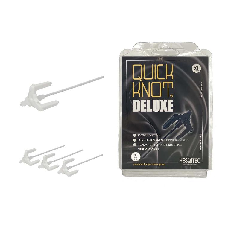 Hes Tec Quick Knot Deluxe 35Stk. - white XL