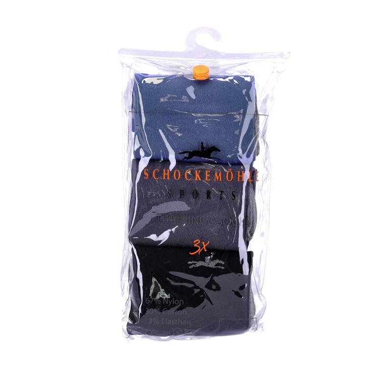 Schockemöhle Tranings Socks Style 3erPack-darkblue/aspahlt/jeans - 0